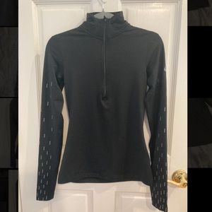 Like New Nike Pro Dri-Fit Black Zip-up -Size Small